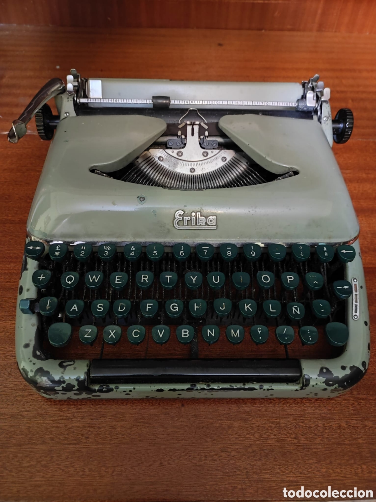 Antig&uuml;edades: Maquina de escribir Erika - Foto 1