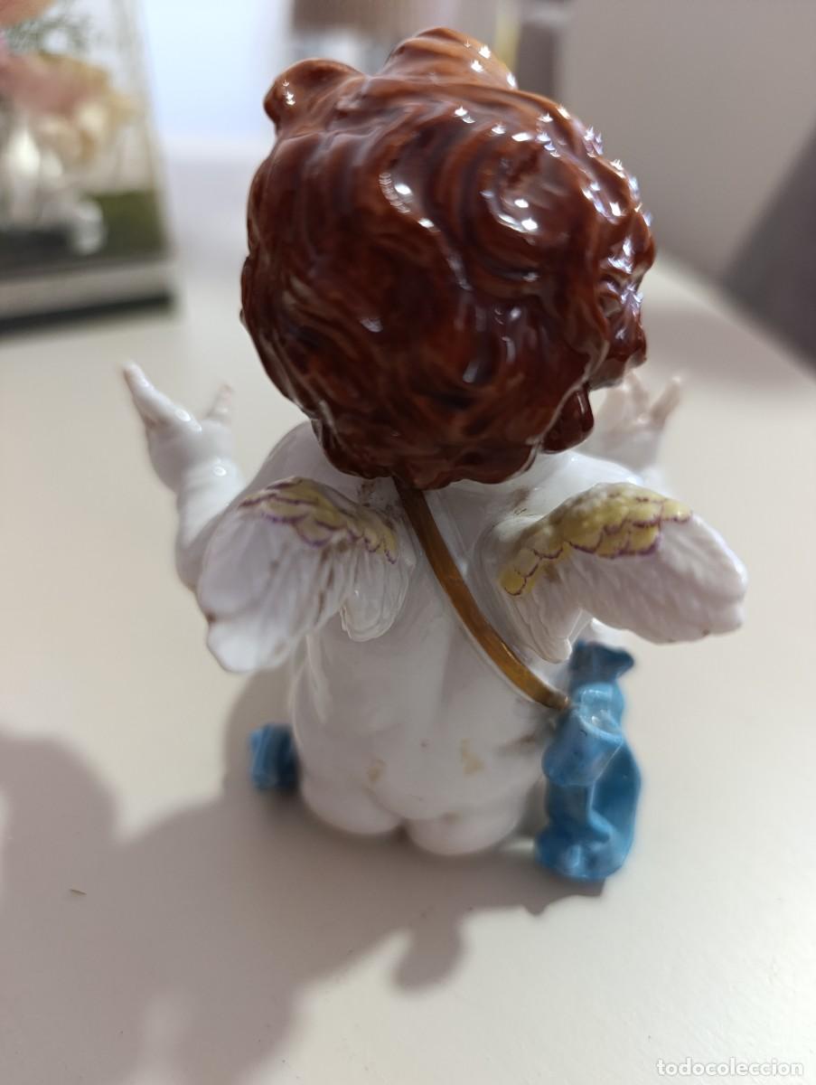 Antig&uuml;edades: Querub&iacute;n Algora de porcelana fina - Foto 2