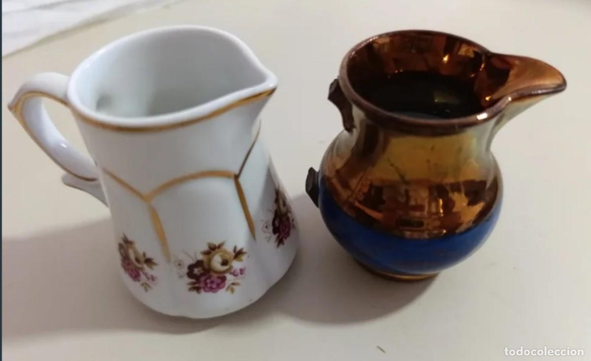 Antig&uuml;edades: Conjunto dos jarritas cer&aacute;mica - Foto 2