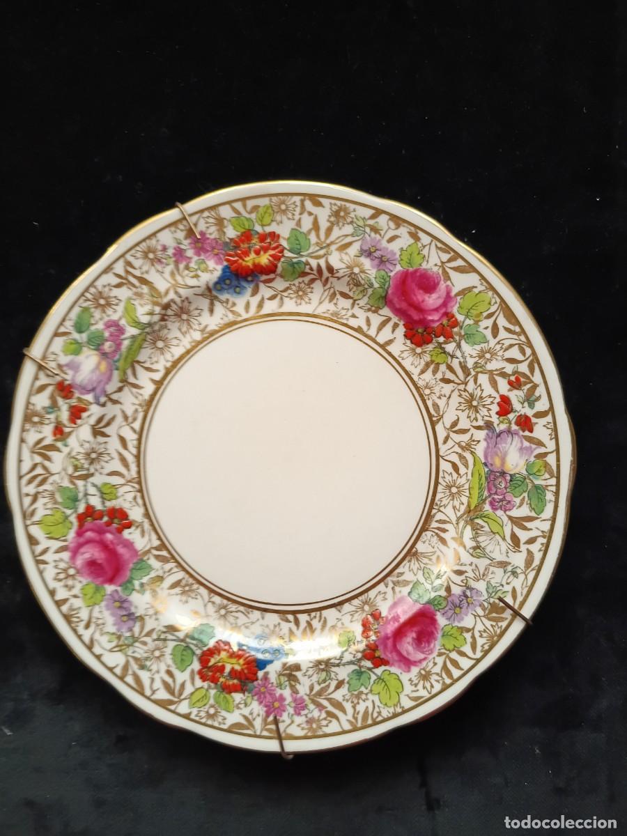 Antig&uuml;edades: Antiguo plato porcelana inglesa Hammersley & Co Longton