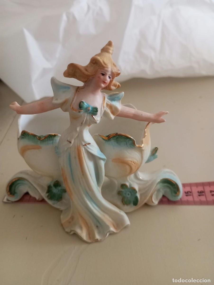 Antig&uuml;edades: Figura porcelana biscuit - Foto 1