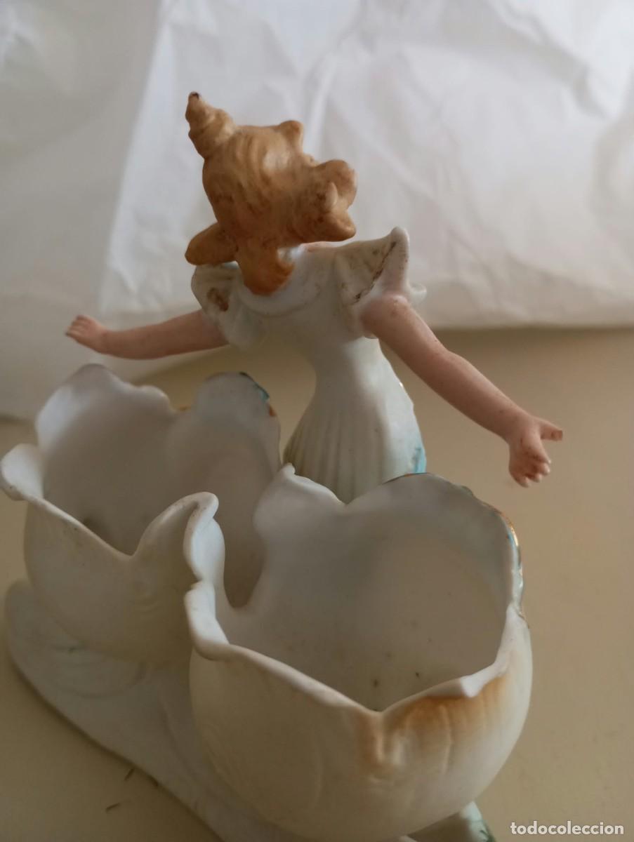 Antig&uuml;edades: Figura porcelana biscuit - Foto 3