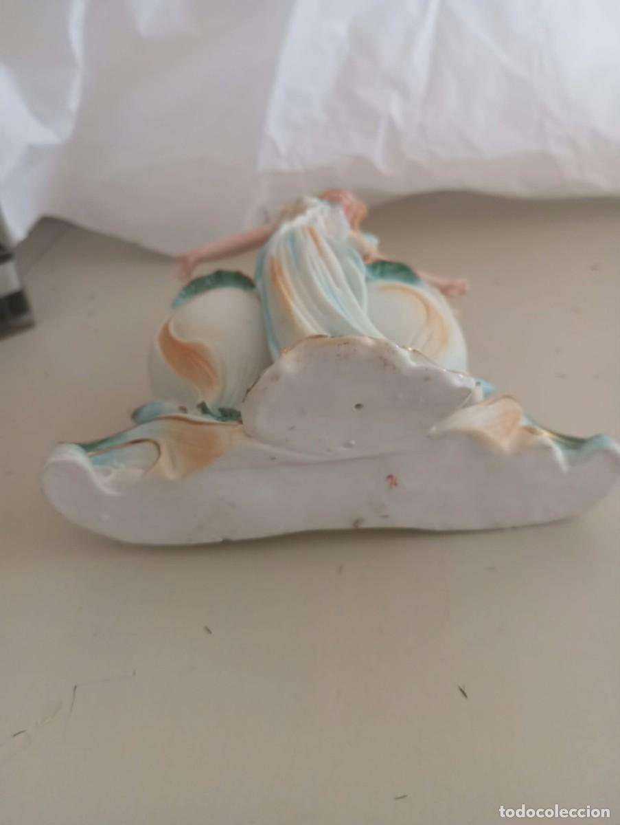 Antig&uuml;edades: Figura porcelana biscuit - Foto 5
