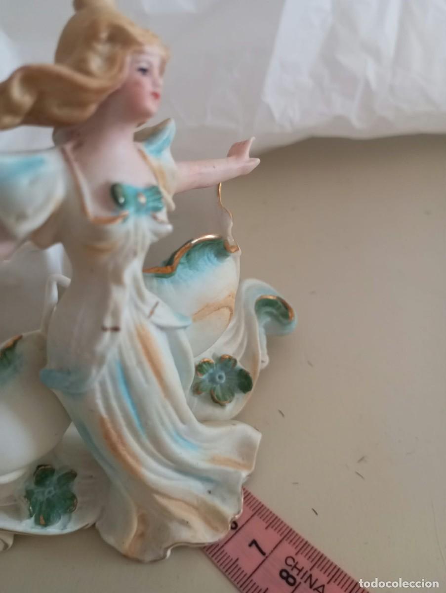 Antig&uuml;edades: Figura porcelana biscuit - Foto 7