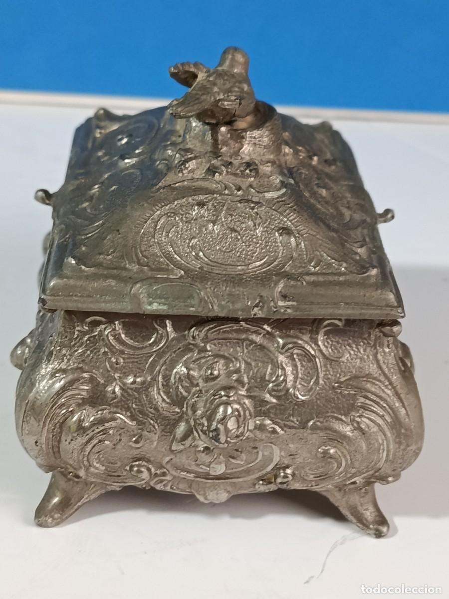 Antig&uuml;edades: JOYERO ANTIGUO DE METAL - Foto 4