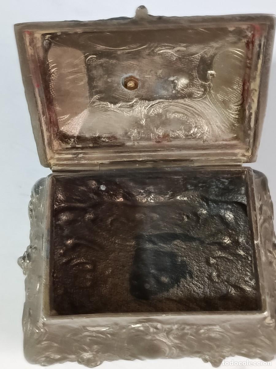 Antig&uuml;edades: JOYERO ANTIGUO DE METAL - Foto 7