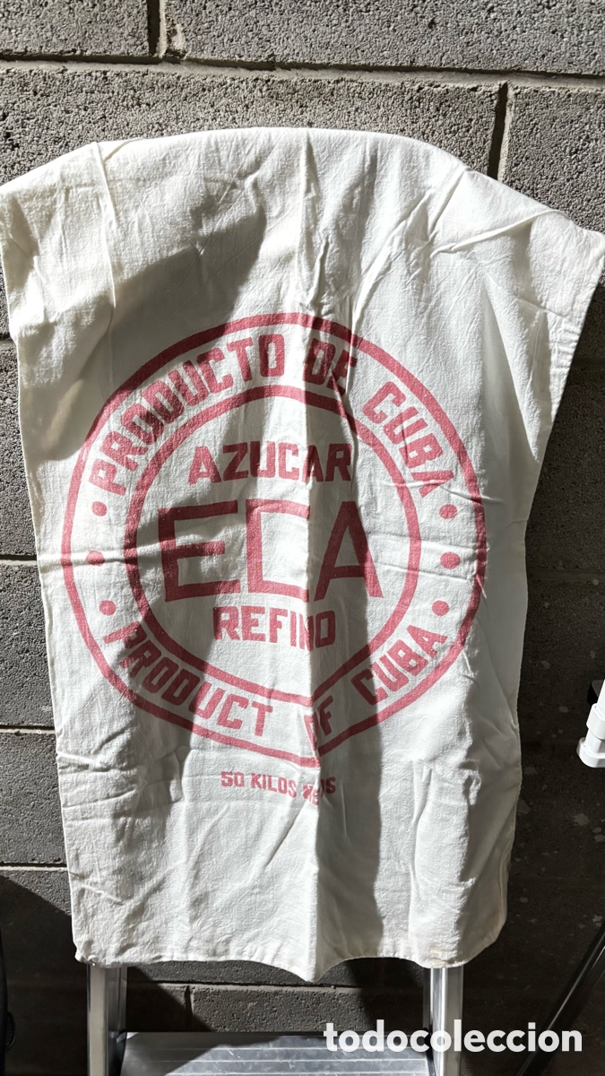 Antig&uuml;edades: Saco Antiguo Aut&eacute;ntico de Az&uacute;car de Cuba