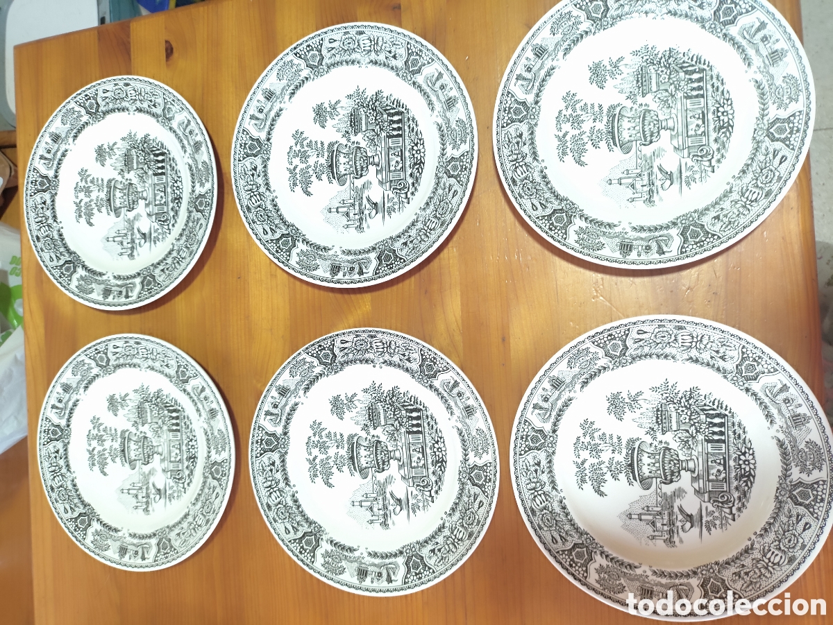Antig&uuml;edades: Lote platos sueltos Gil Vargas Segovia