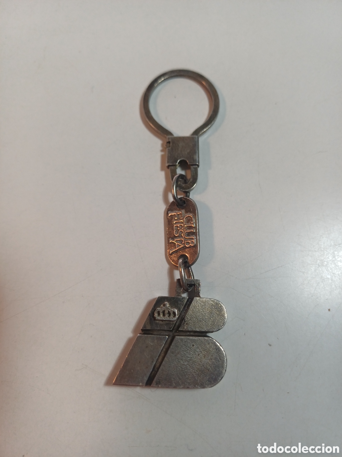 Antig&uuml;edades: Llavero vintage de plata 925 IBERIA