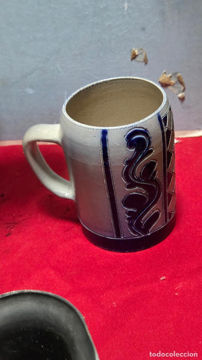 Antig&uuml;edades: jarra de ceramica vintage