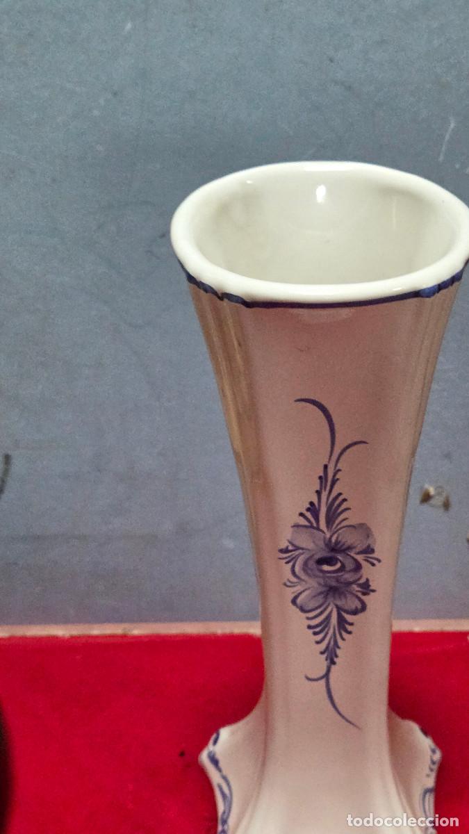 Antig&uuml;edades: florero de ceramica vintage - Foto 2