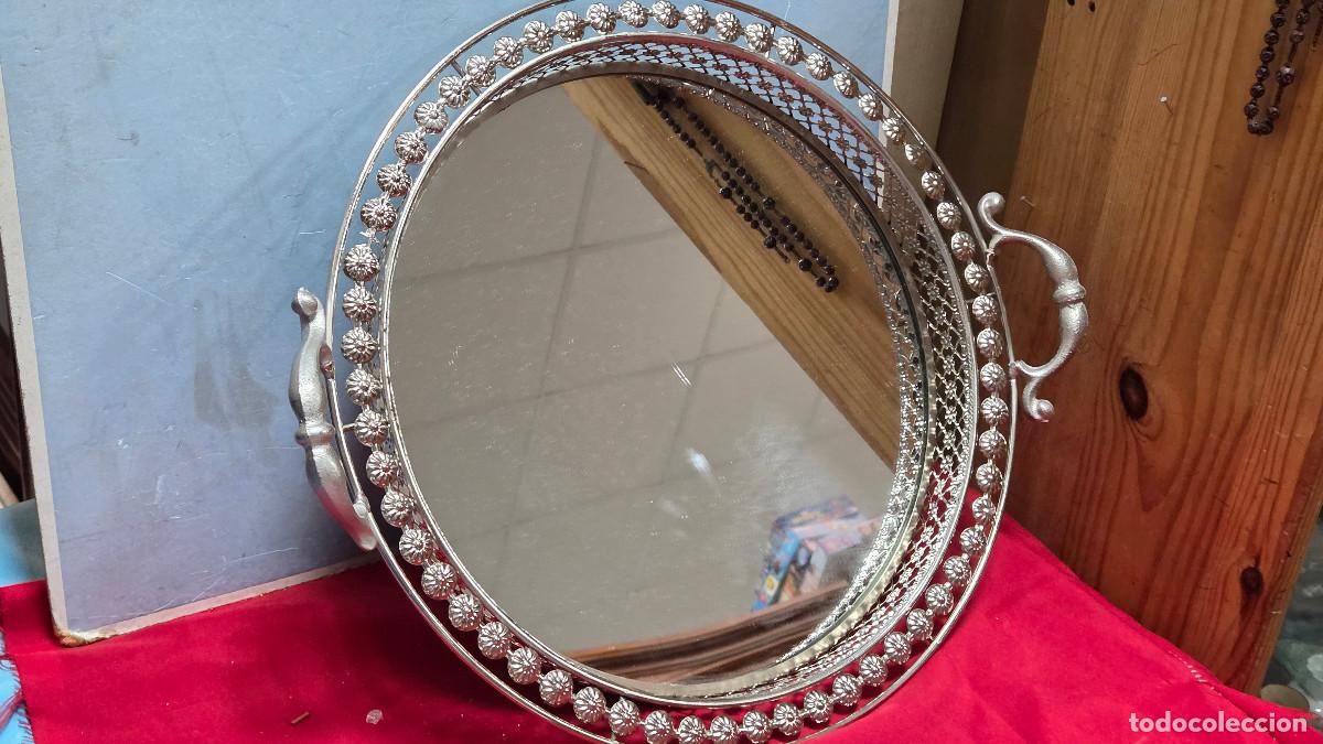 Antig&uuml;edades: bandeja de acero vintage - Foto 4