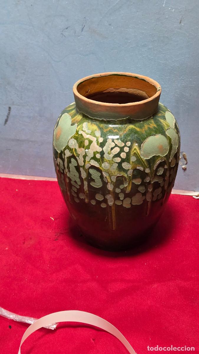 Antig&uuml;edades: jarron de ceramica antigua
