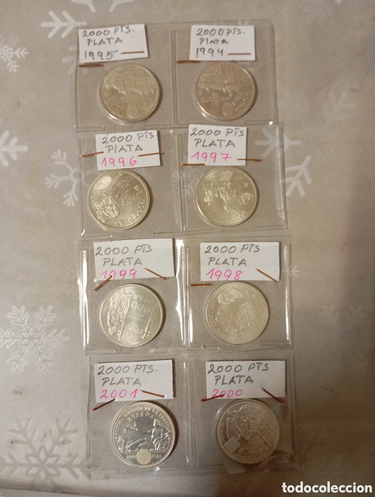 Antig&uuml;edades: Monedas de plata lote de 8 monedas - Foto 1