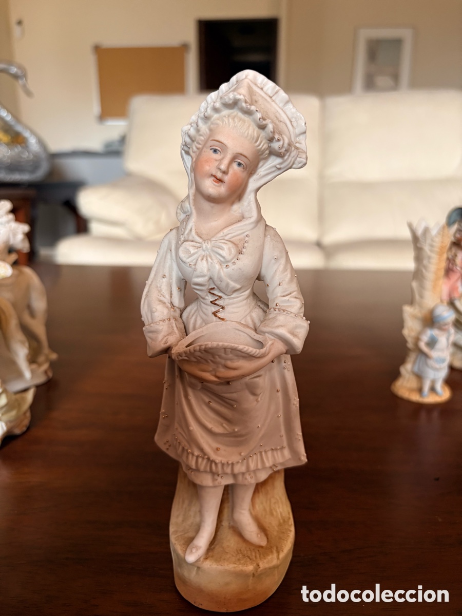 Antiquit&eacute;s: LOTE 8 PORCELANAS BISCUIT ALEMANAS