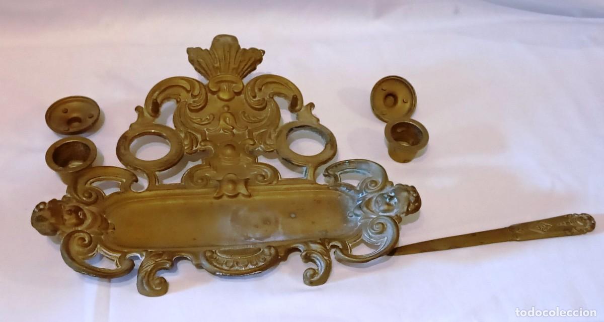 Antig&uuml;edades: Escriban&iacute;a antigua de bronce - Foto 6