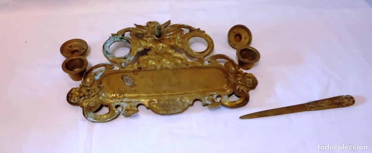 Antig&uuml;edades: Escriban&iacute;a antigua de bronce - Foto 7