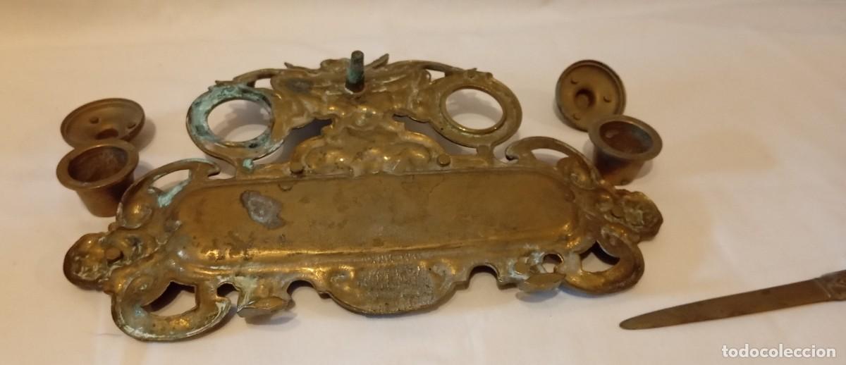 Antig&uuml;edades: Escriban&iacute;a antigua de bronce - Foto 8