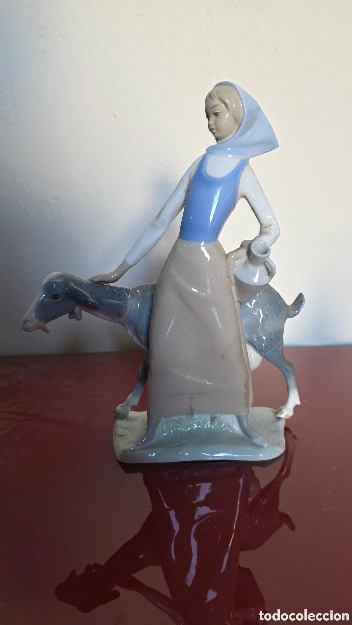 Antig&uuml;edades: Figura porcelana lladro primera epoca
