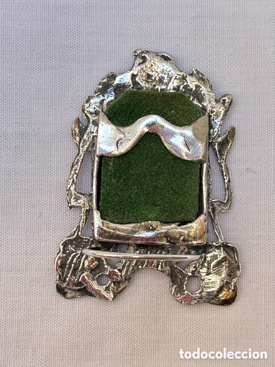 Antig&uuml;edades: Peque&ntilde;o marco de plata. - Foto 3