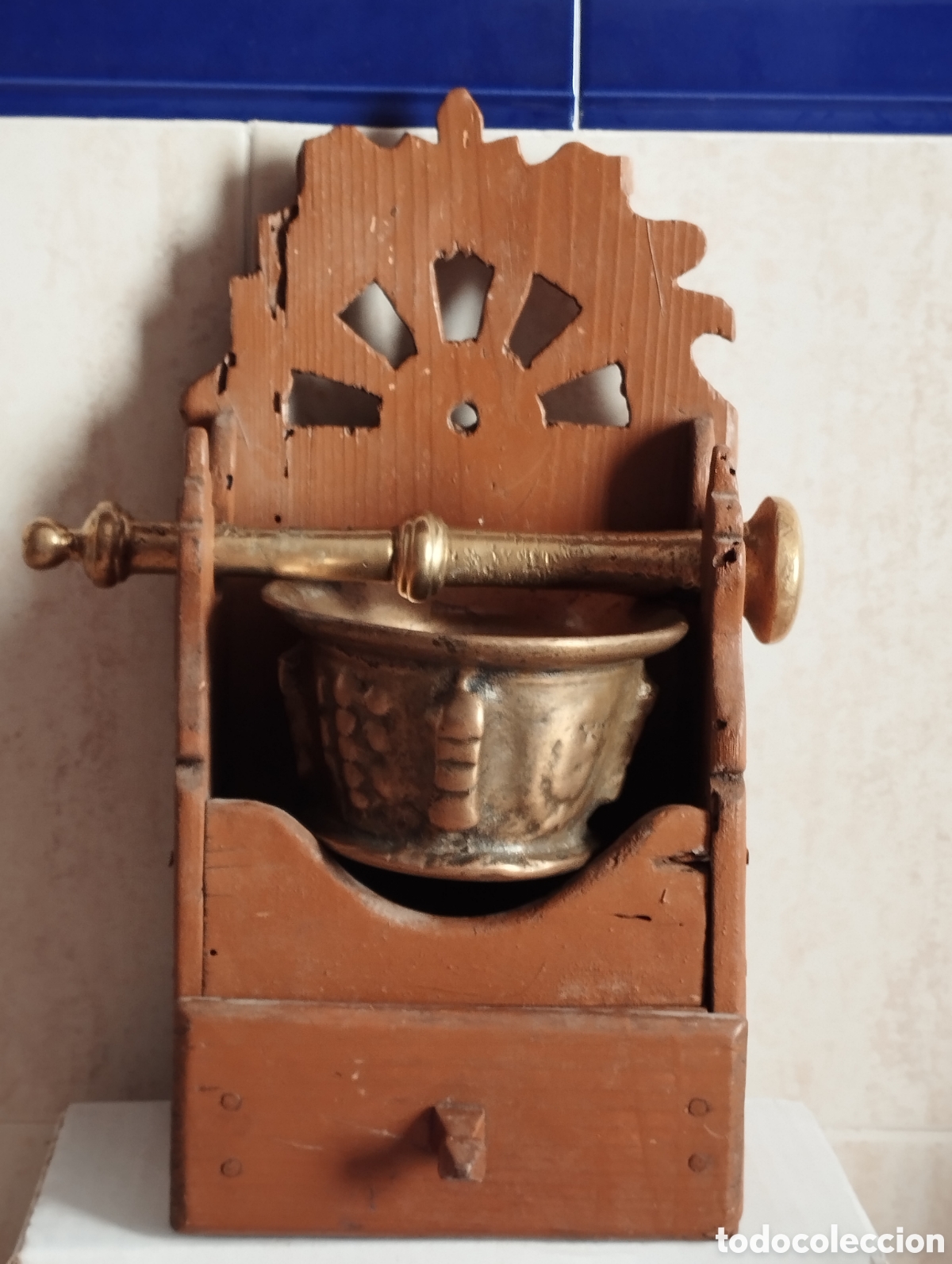 Antig&uuml;edades: ANTIGUO ALMIREZ COSTILLAS/MUEBLE ARTESANAL
