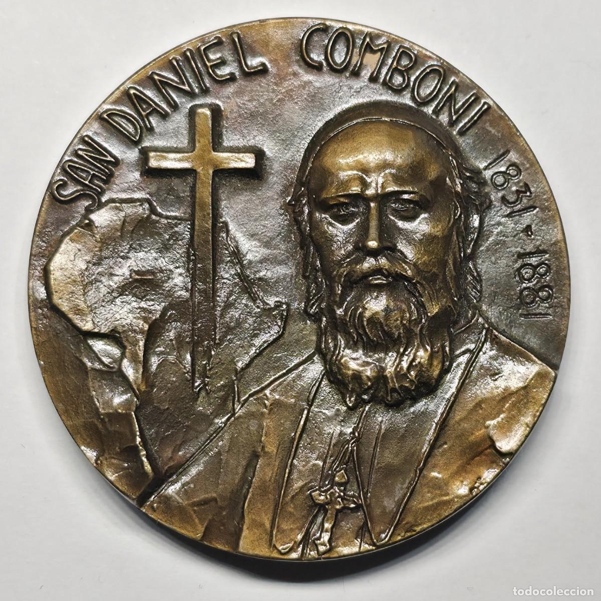 Antig&uuml;edades: MEDALLA SAN DANIEL COMBONI 1831 - 1881