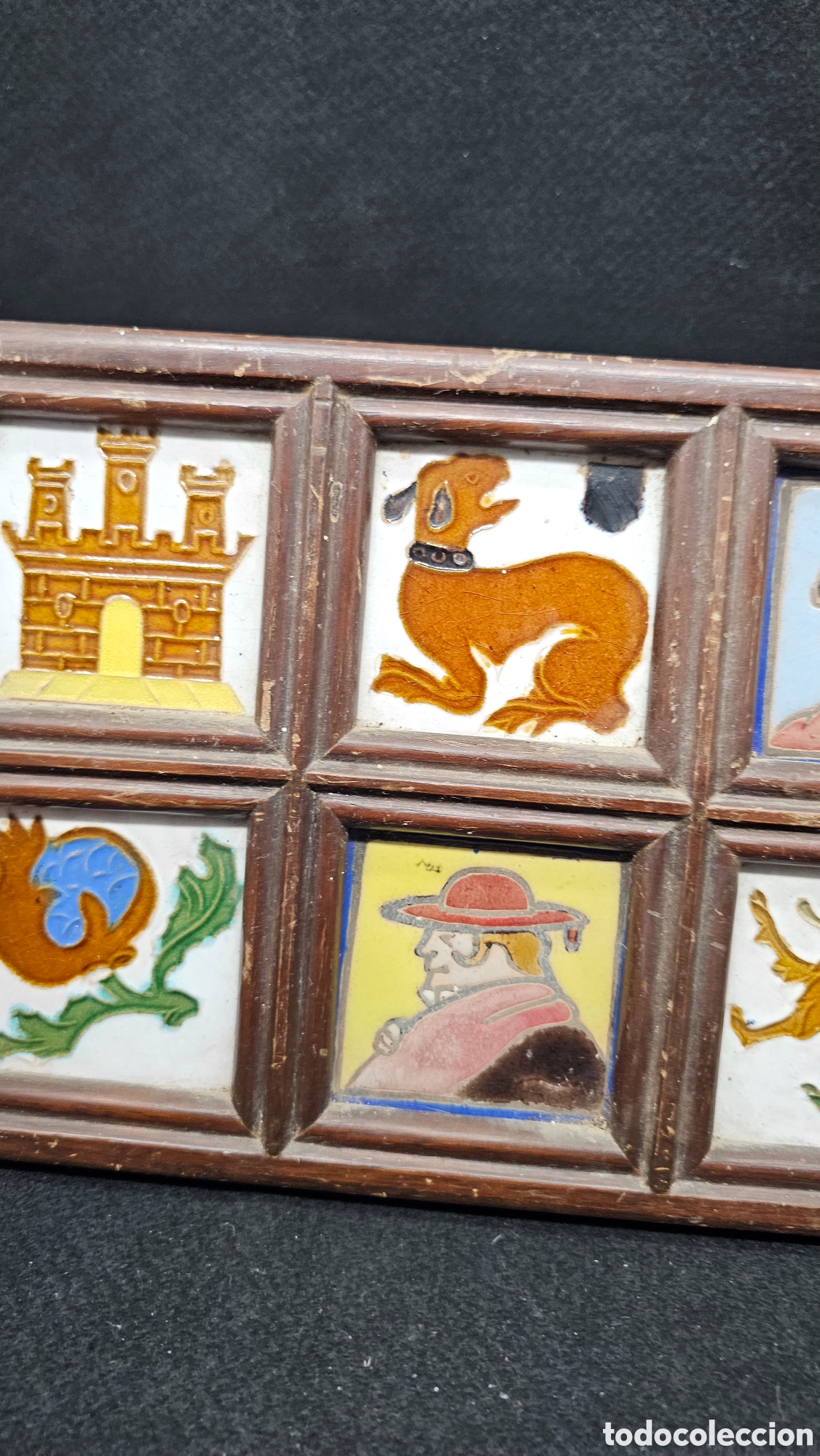 Antig&uuml;edades: Antiguo cuadro de azulejos - Foto 3
