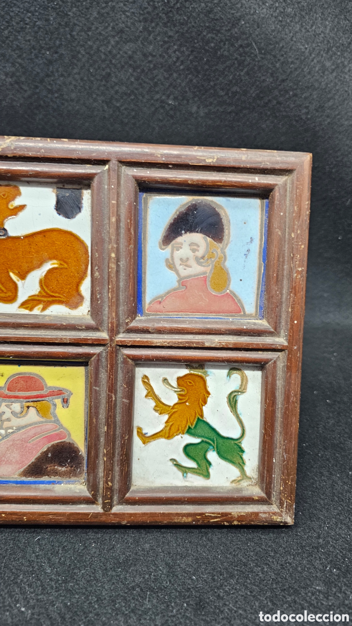 Antig&uuml;edades: Antiguo cuadro de azulejos - Foto 4