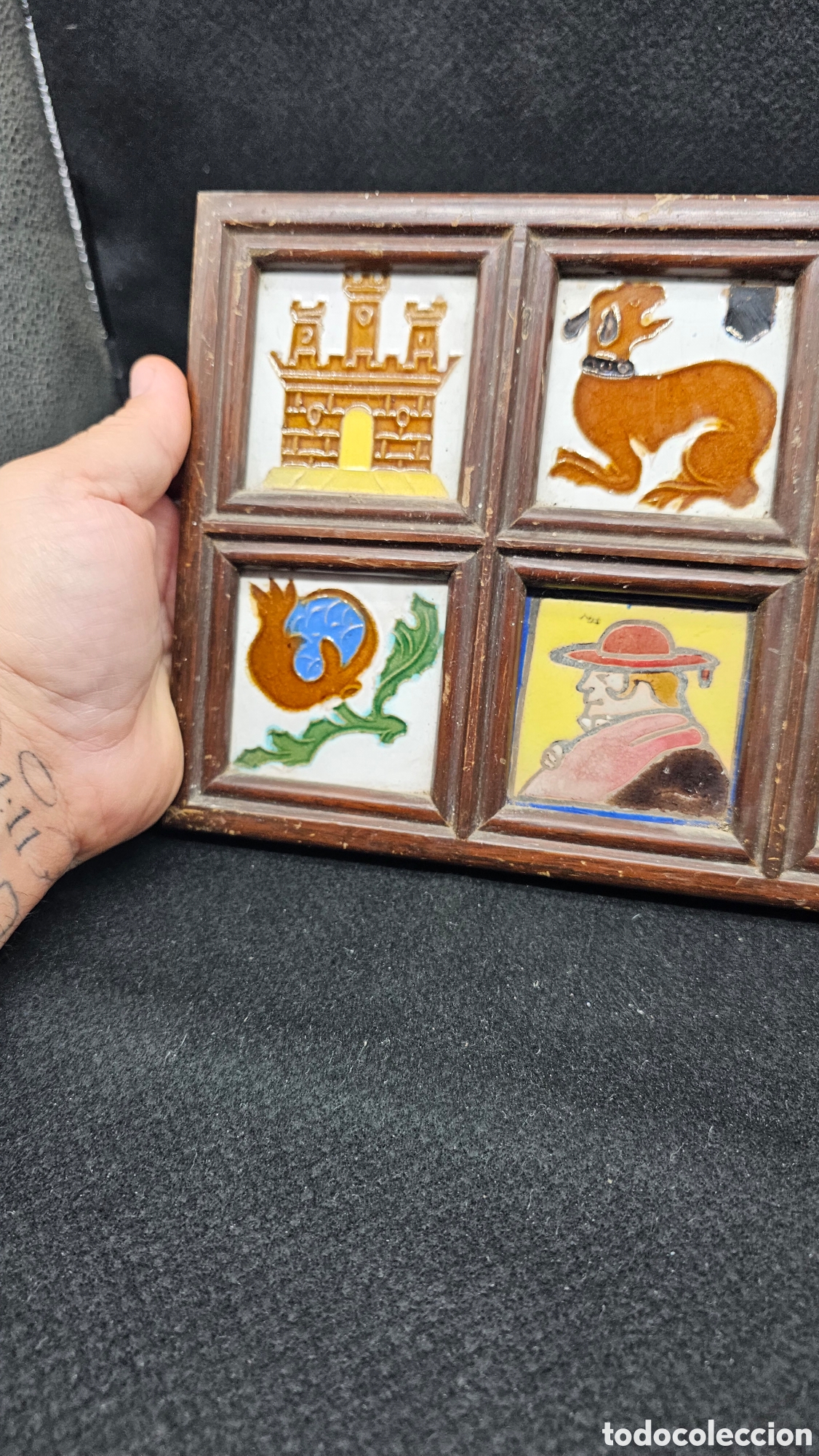 Antig&uuml;edades: Antiguo cuadro de azulejos - Foto 6