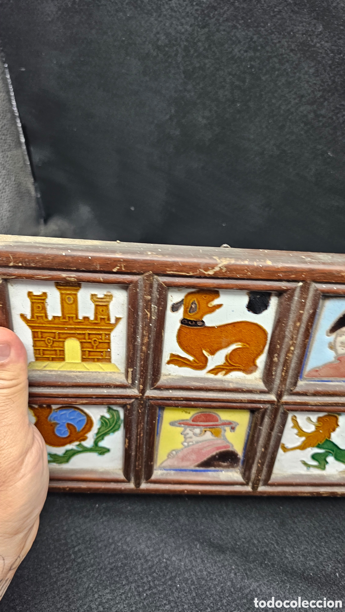 Antig&uuml;edades: Antiguo cuadro de azulejos - Foto 12