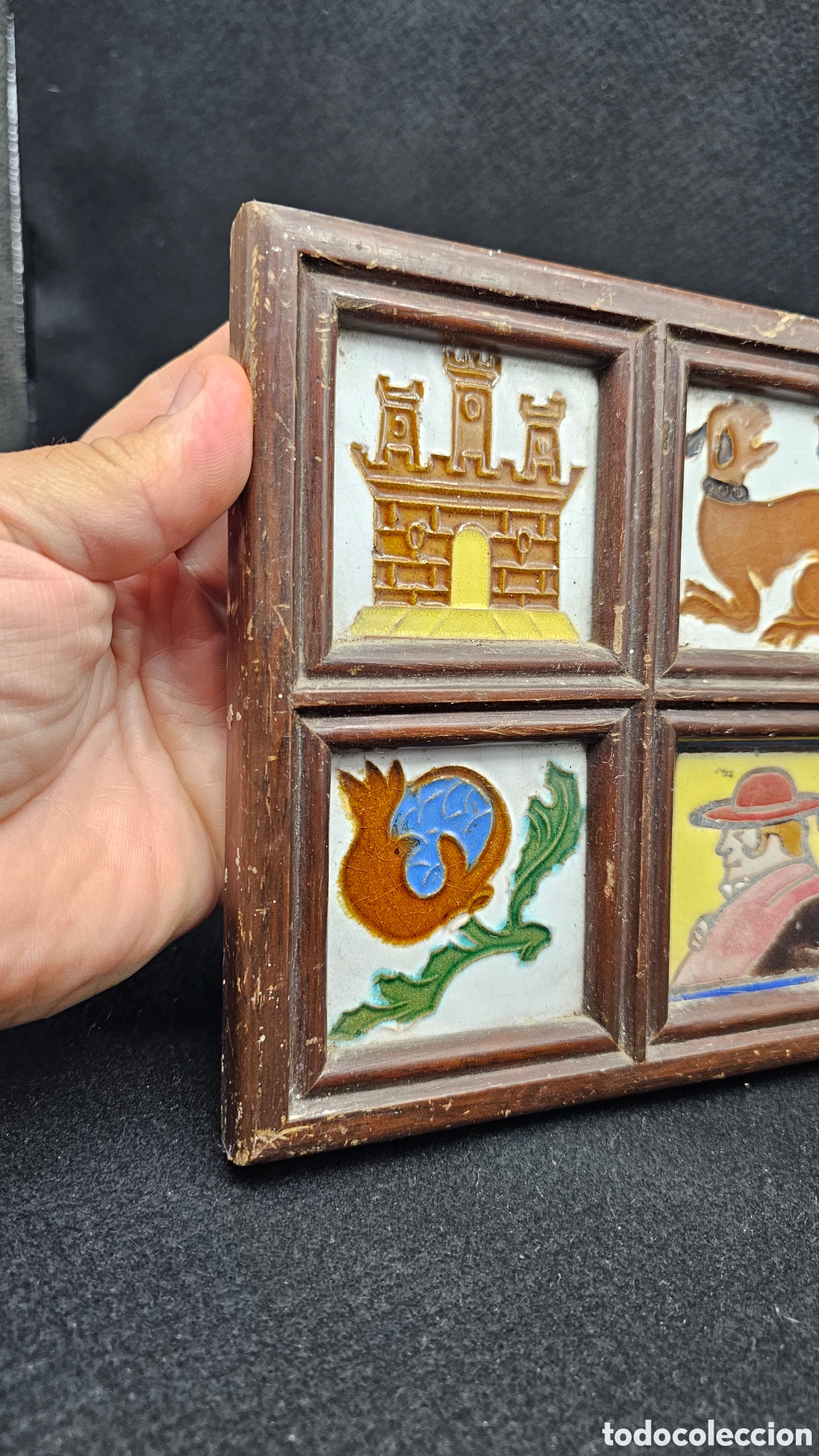 Antig&uuml;edades: Antiguo cuadro de azulejos - Foto 13
