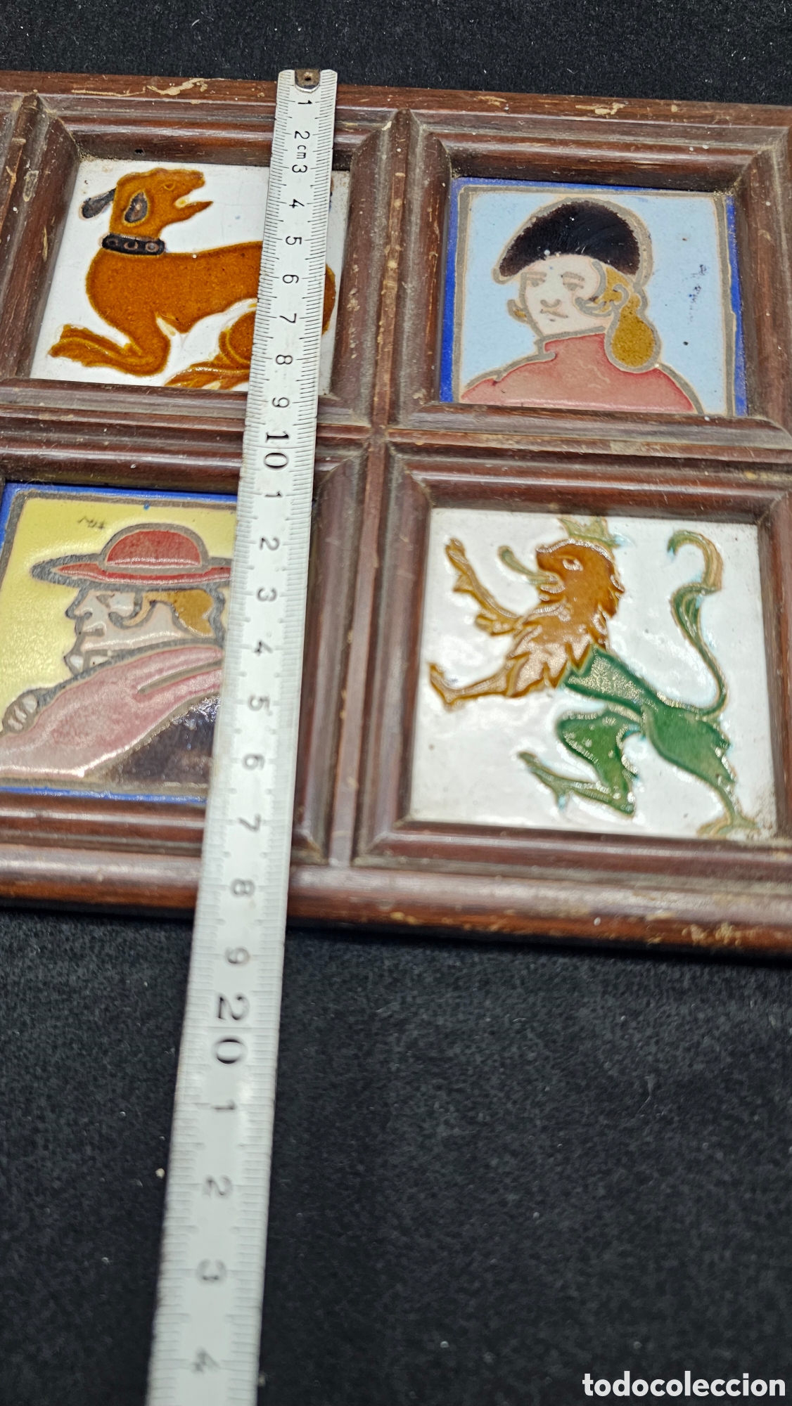 Antig&uuml;edades: Antiguo cuadro de azulejos - Foto 15