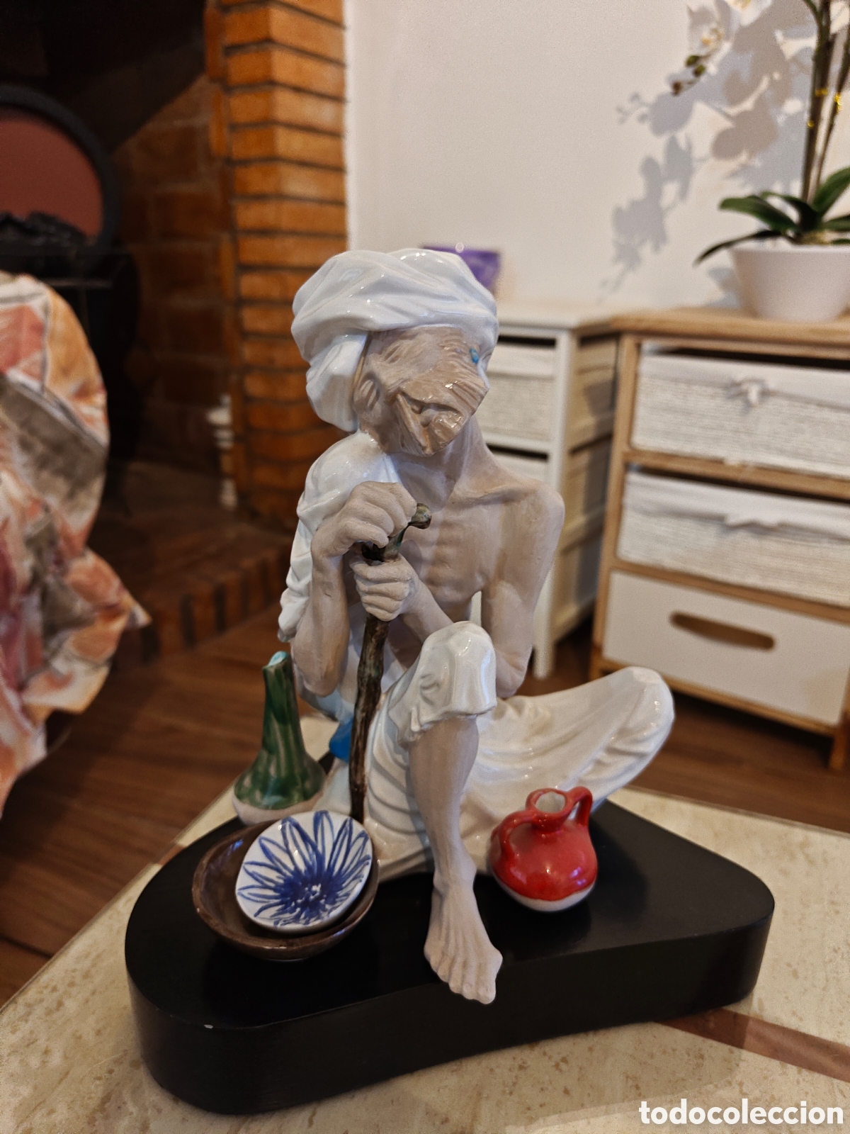 Antig&uuml;edades: Beduino con bast&oacute;n y vasijas - Foto 2
