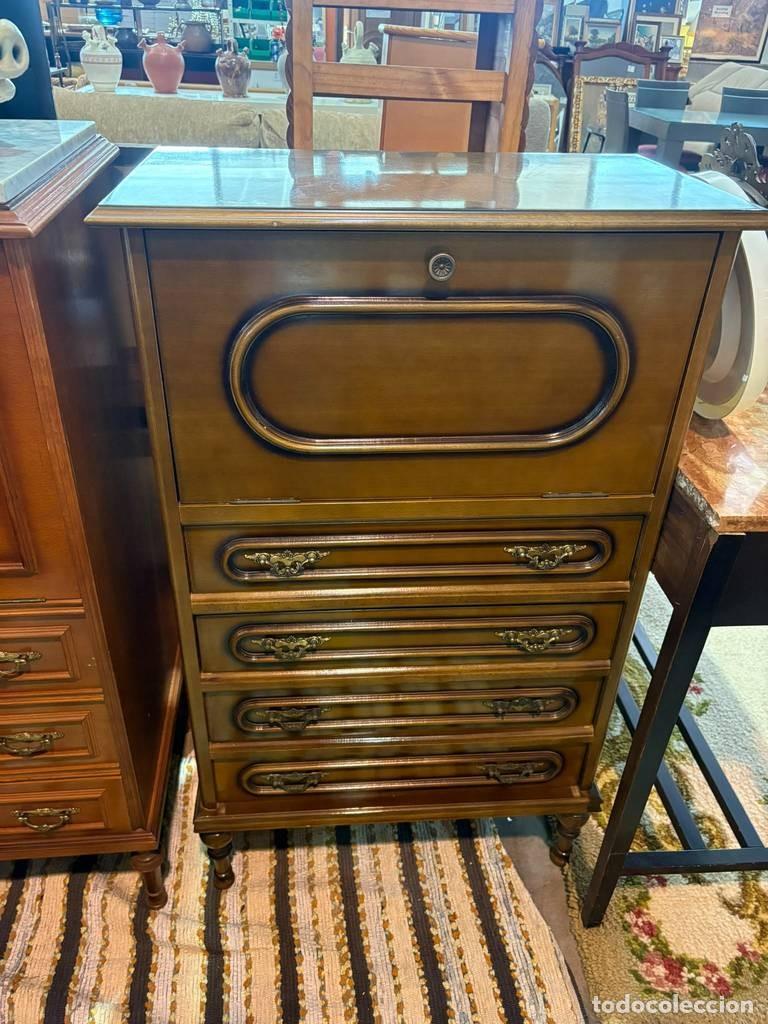 Antig&uuml;edades: MUEBLE SECRETER DE MADERA - Foto 2