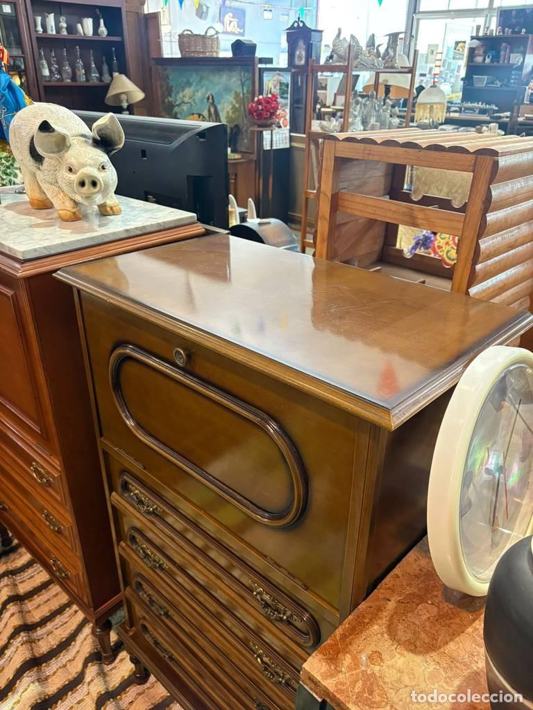 Antig&uuml;edades: MUEBLE SECRETER DE MADERA - Foto 3