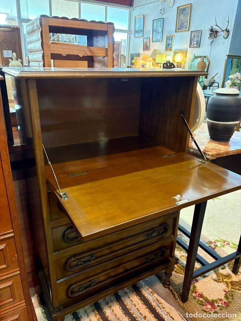 Antig&uuml;edades: MUEBLE SECRETER DE MADERA - Foto 4