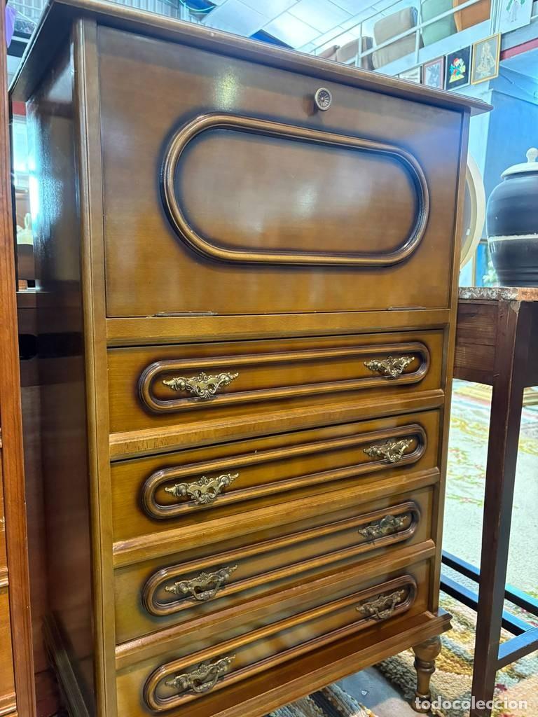 Antig&uuml;edades: MUEBLE SECRETER DE MADERA - Foto 5