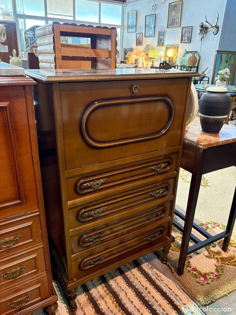 Antig&uuml;edades: MUEBLE SECRETER DE MADERA - Foto 7