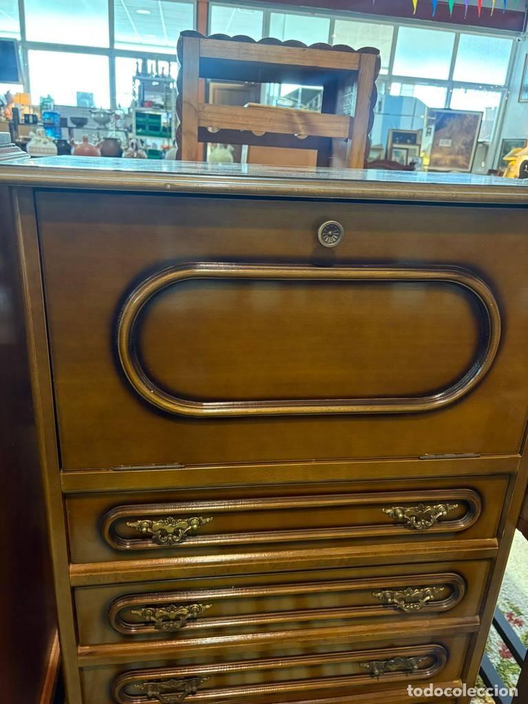 Antig&uuml;edades: MUEBLE SECRETER DE MADERA - Foto 8