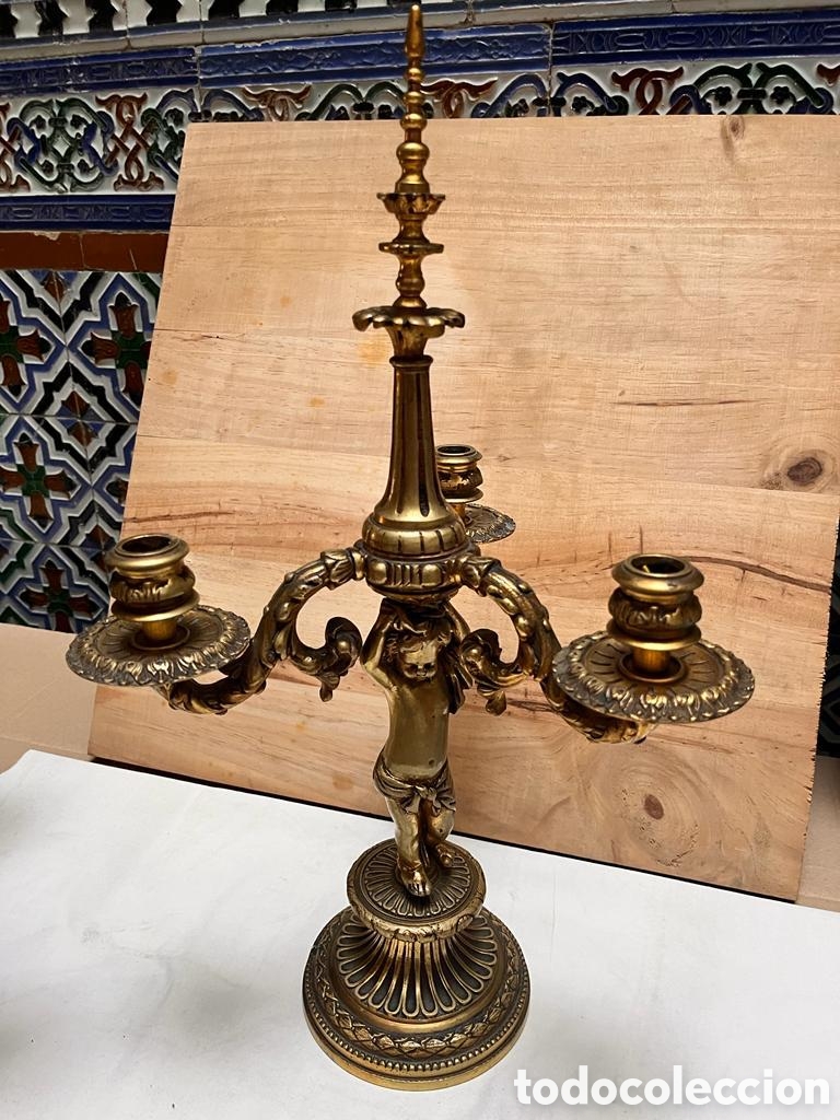 Antig&uuml;edades: Candelabros - Portavelas - Foto 1