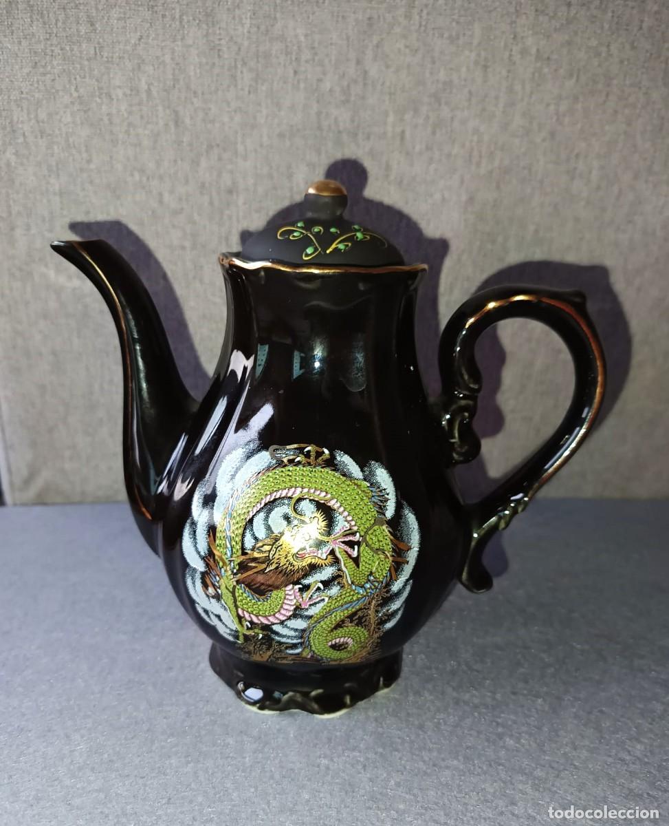Antig&uuml;edades: Tetera japonesa ceramica, porcelana