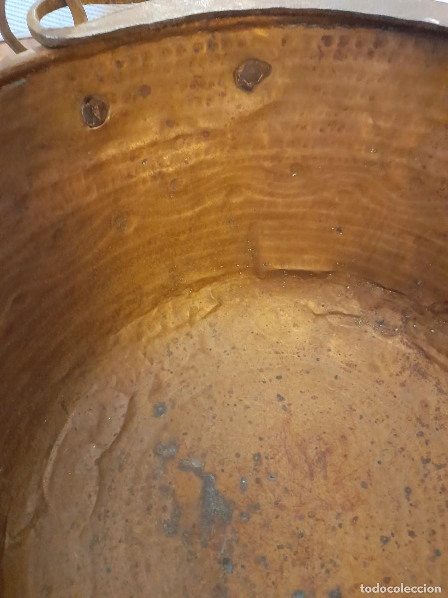 Antig&uuml;edades: Bonito caldero de cobre del S.XIX - Foto 7