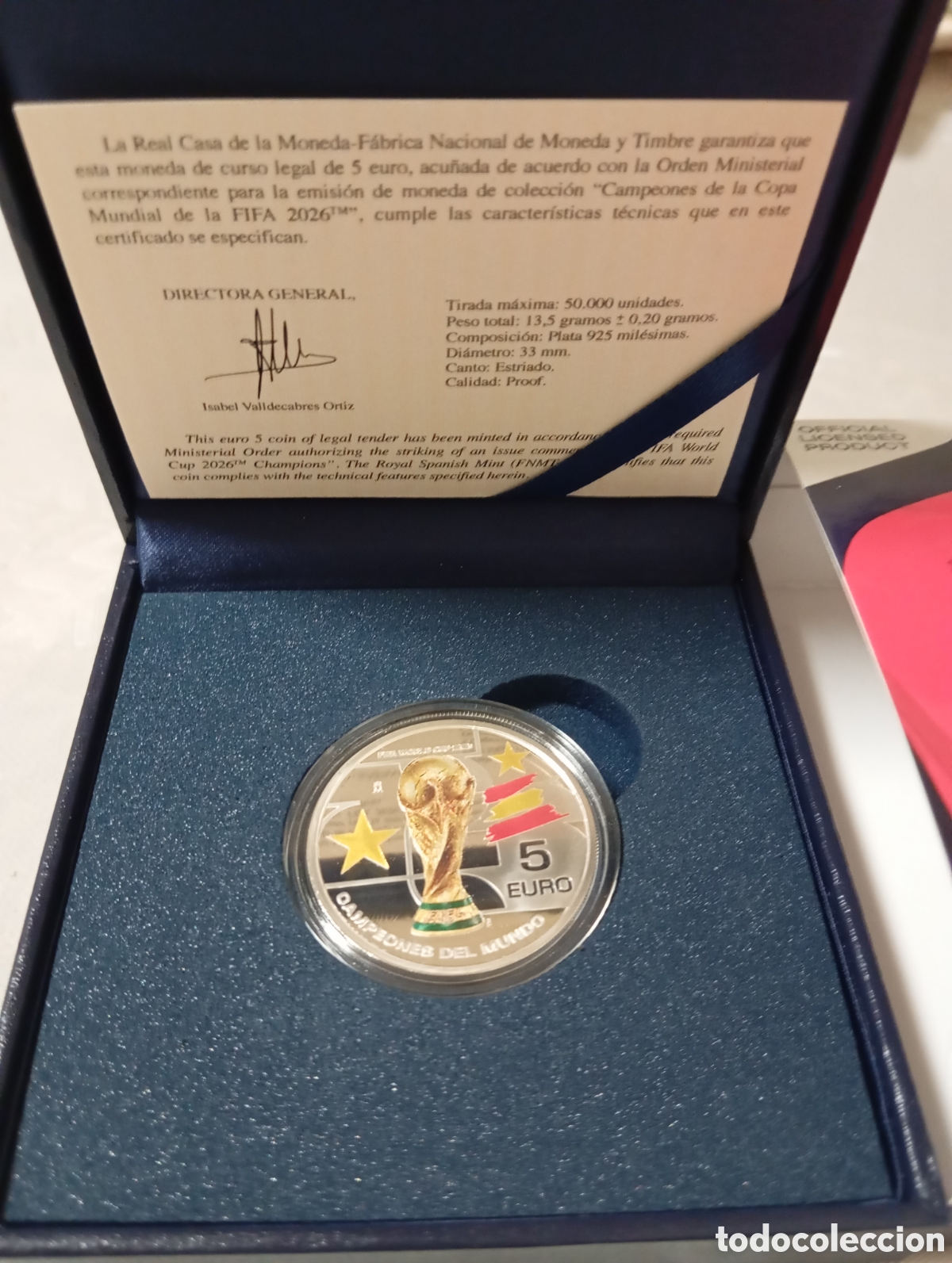 Antig&uuml;edades: Moneda de Plata campeones del mundo 2026