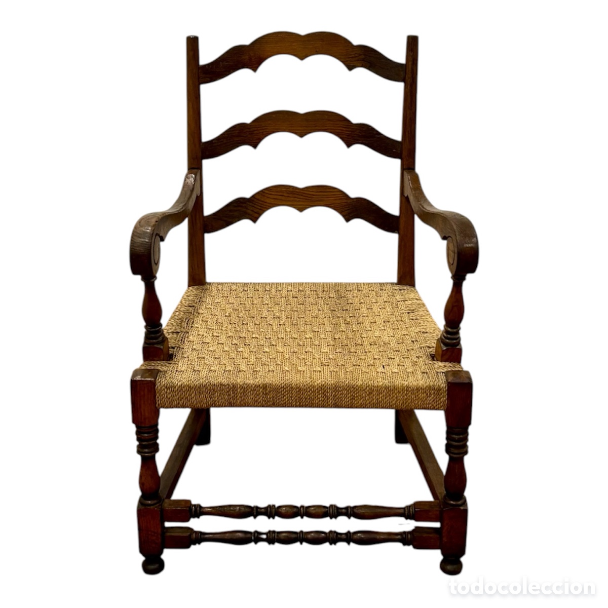 Antig&uuml;edades: Silla provenzal francesa Crica 1.850.