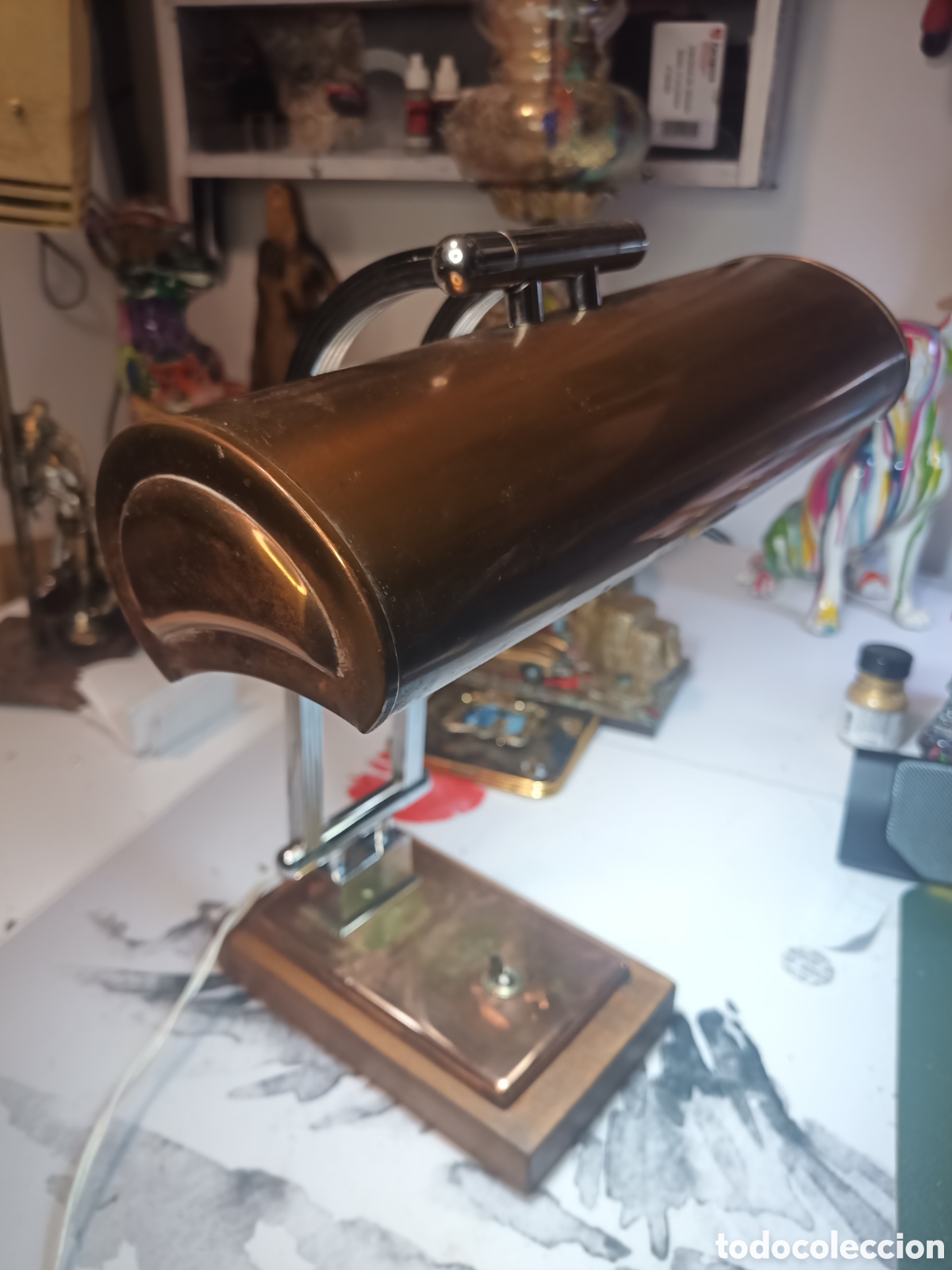 Antig&uuml;edades: Lampara vintage a&ntilde;os 70
