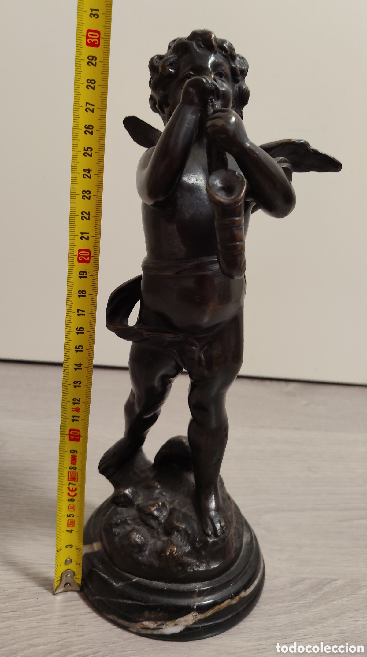 Antig&uuml;edades: Figura de Querub&iacute;n estilo Moreau - Foto 8