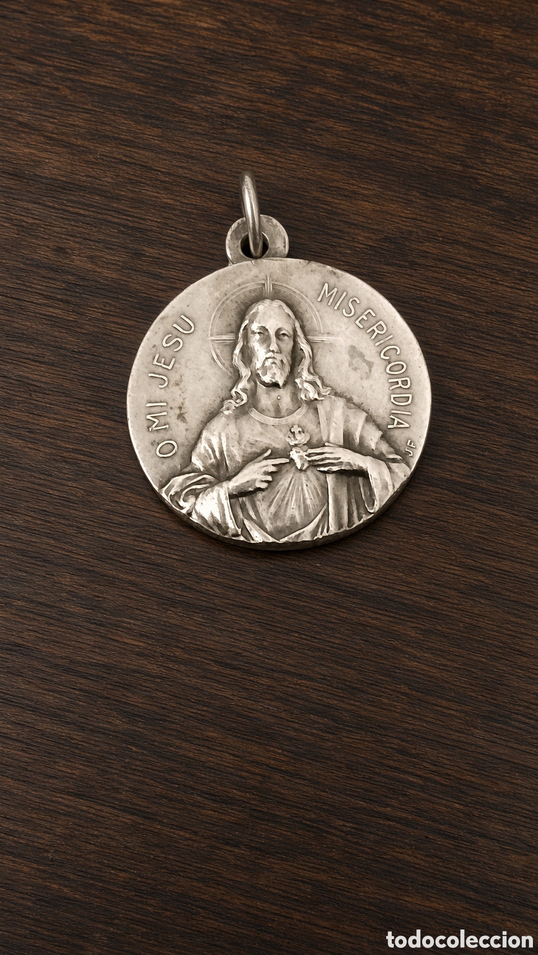 Antig&uuml;edades: Antigua medalla Sagrado Coraz&oacute;n de Jes&uacute;s.B&eacute;lgica (1868-1918)