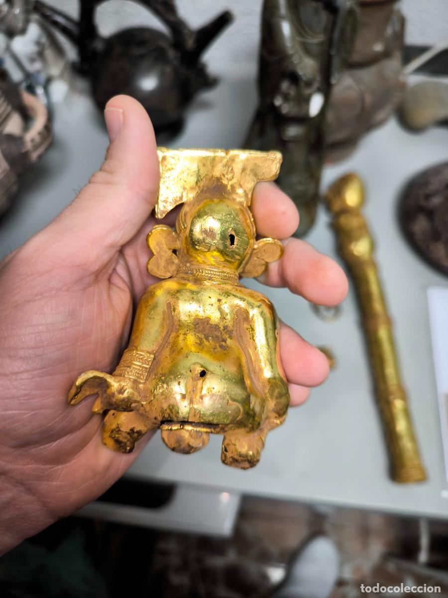 Antig&uuml;edades: Mujer Dando a Luz Tumbaga - Foto 3