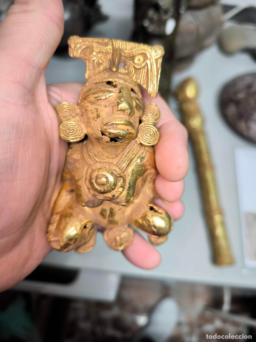 Antig&uuml;edades: Mujer Dando a Luz Tumbaga - Foto 7