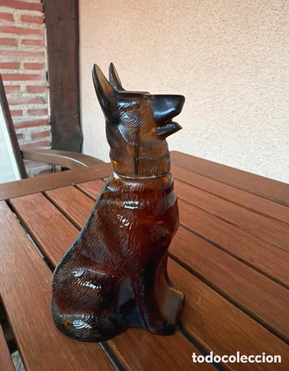 Antig&uuml;edades: Frasco perro Avon marron - Foto 4